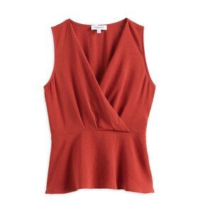 Gilli Cierra Peplum Woven Tank Top